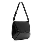 Ami Spazzolato black leather bag