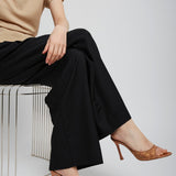 Alexa 95 beige lace mules