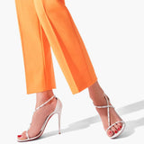 Riojana spikes white leather sandals