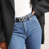 New Gancini strass black belt