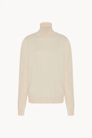 Heva shell wool turtleneck sweater