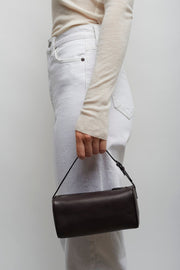 90's dark grey nappa leather bag