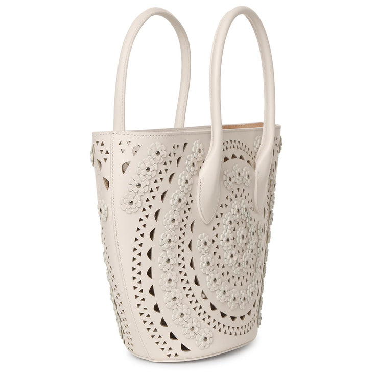 Latifa Mini Flower cream bag