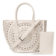 Latifa Mini Flower cream bag