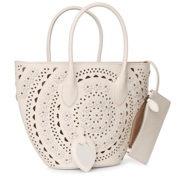 Latifa Mini Flower cream bag