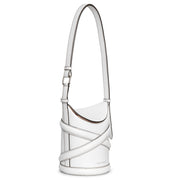 The Curve small leather bucket bag