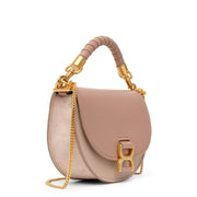 Marcie blush leather crossbody bag