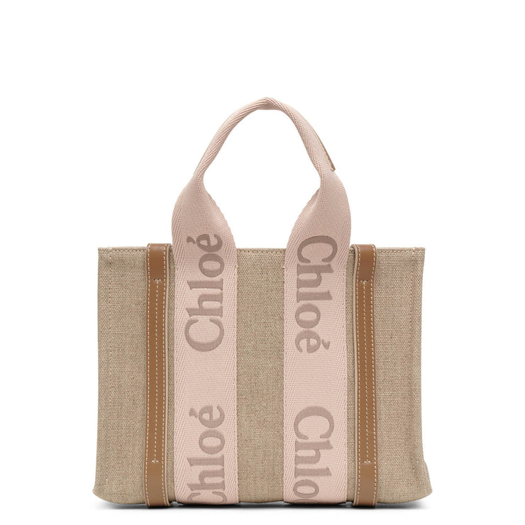 Woody small blush canvas bag