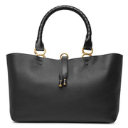 Marcie tote black leather tote bag