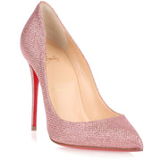 Pigalle Follies 100 powder pink glitter pump