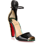 Tropanita 100 patent black sandal