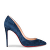 Pigalle Follies 100 petrol suede pump