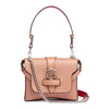 Rubylou small nude leather bag