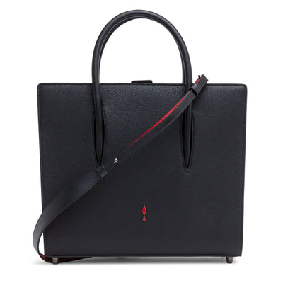 Paloma Black Leather Medium Tote