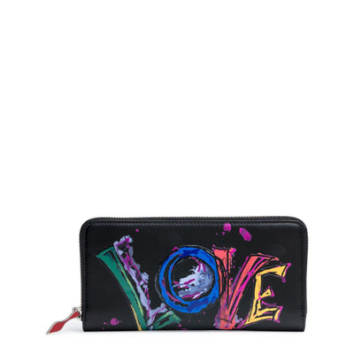 Panettone black love print wallet