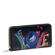 Panettone black love print wallet