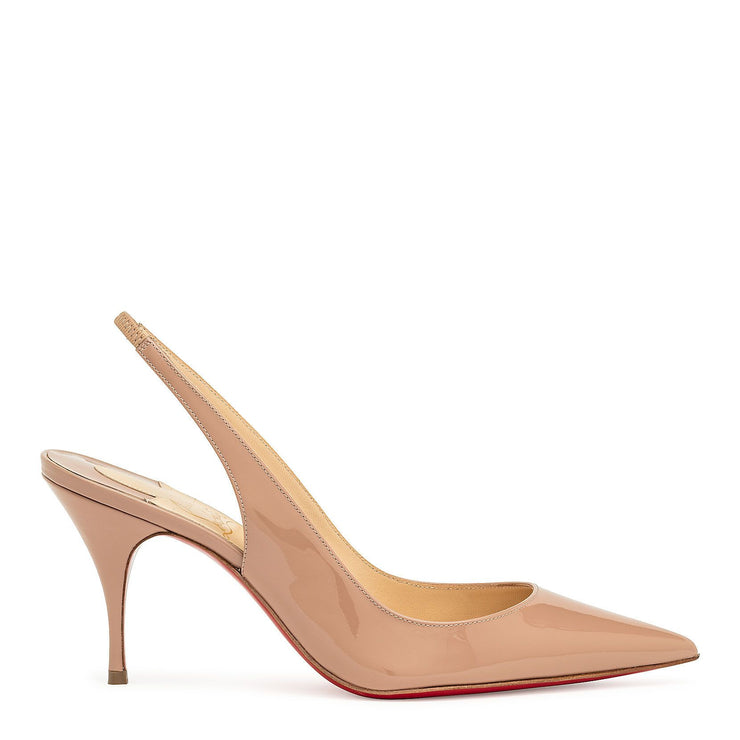 Clare sling 80 patent beige pumps