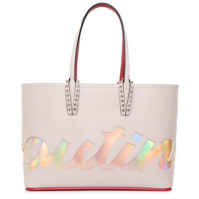 Cabata Small ivory logo tote