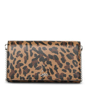 Boudoir leopard printed leather belt bag