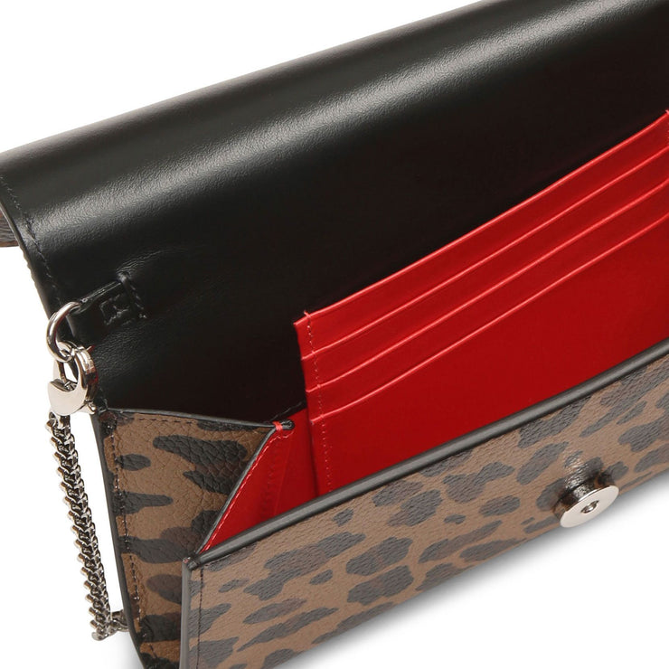 Boudoir leopard printed leather belt bag