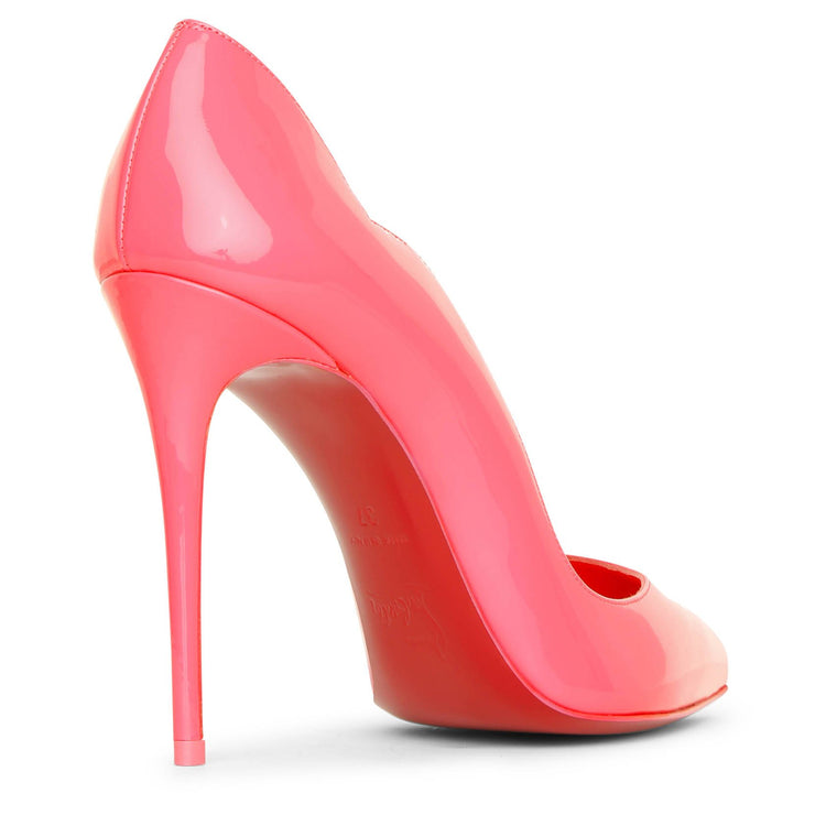 Hot Chick 100 pink patent pumps