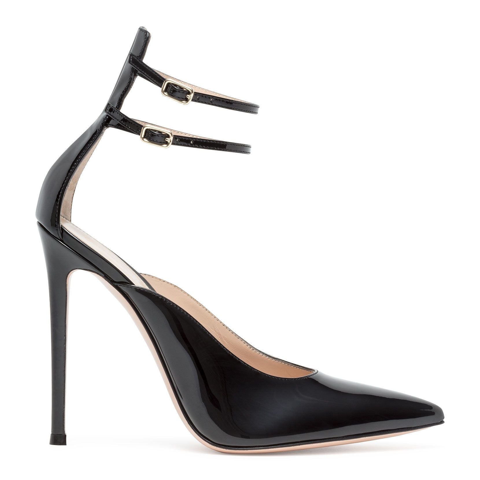 Kristi 110 black patent pumps