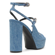 Voyou denim sandals