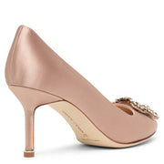 Hangisi 70 beige rose satin pumps