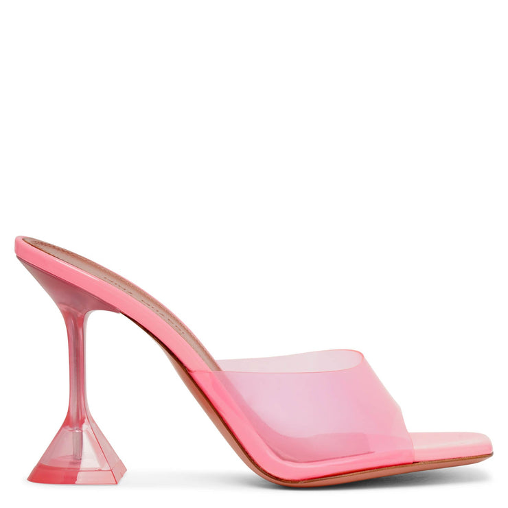 Lupita pink pvc mule sandals