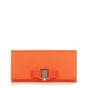 Orange Vara continental wallet