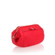 Red Nylon Cosmetic Bag