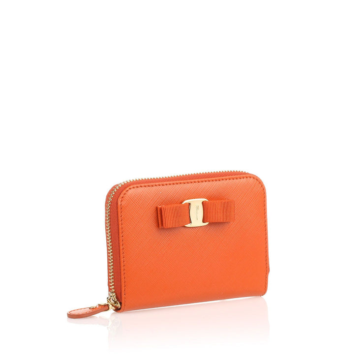 Orange Vara small wallet