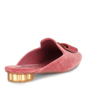 Sciacca dark pink velvet slipper