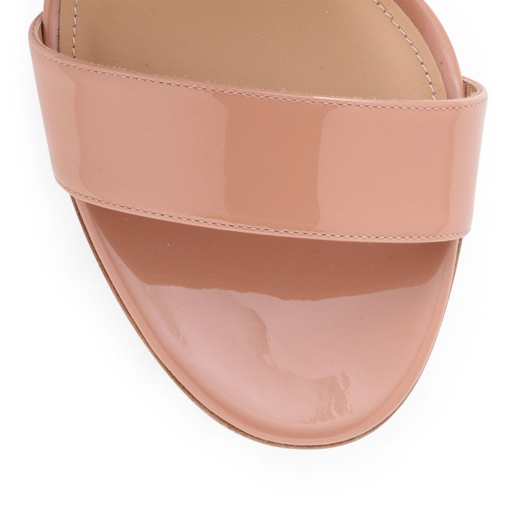 Tursi 55 blush patent leather sandals