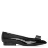 Viva patent black leather flats