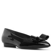 Viva patent black leather flats