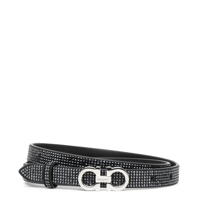 Gancini icona strass black belt