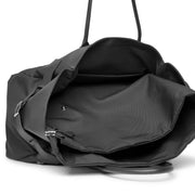Margaux 17 inside out black nylon bag